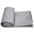 Waterproof Poly Tarp 5x15m with Grommets Grey A16492