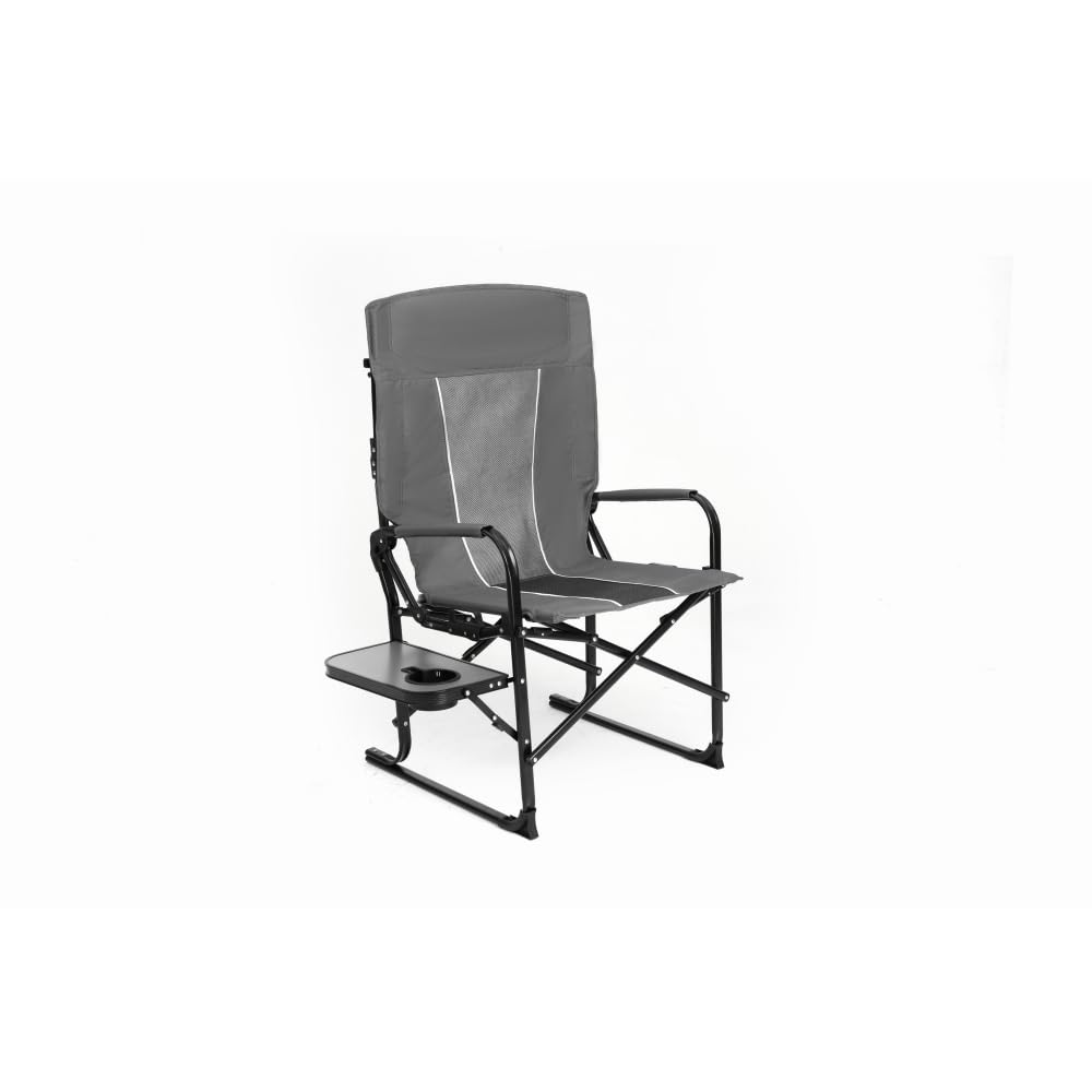 Oversized Portable Folding Camping Chair with Side Table S31853