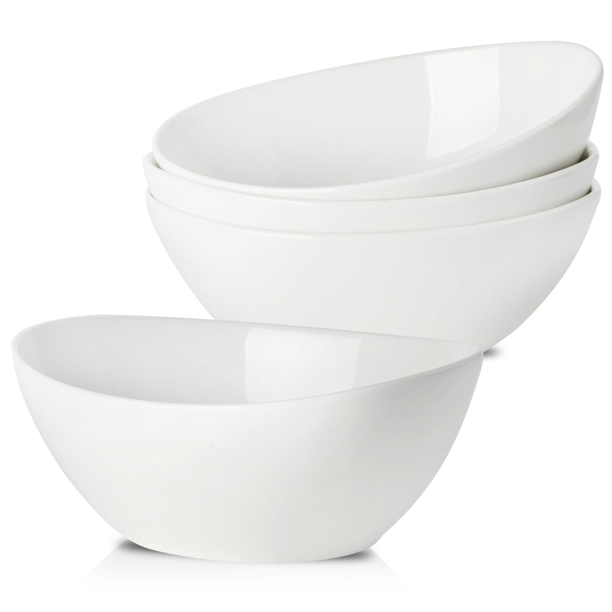 40 OZ Ceramic Salad Bowls Set of 4 G278