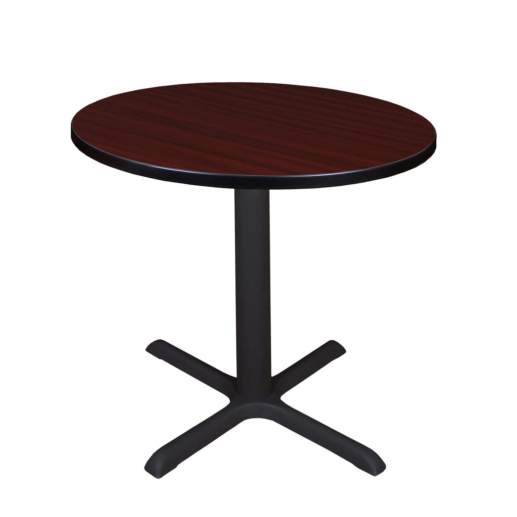 30" Round Breakroom Table Mahogany J45730