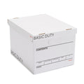 Storage & Filing Box with Handles & Removable Lid, Letter & Legal, Stackable, 20-Pack G1471