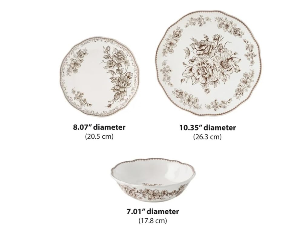 12-Piece Stoneware Dinnerware Set Z391506