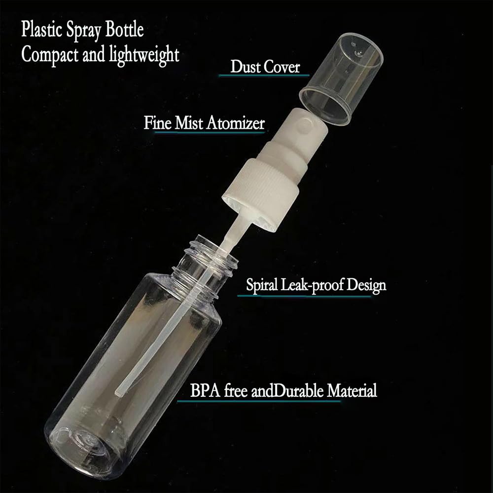 Clear Empty Travel Spray Bottles B37581