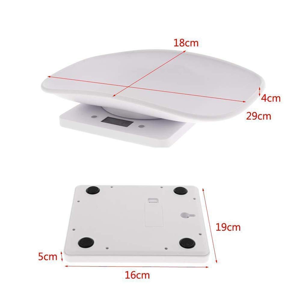 Digital Pet Scale 22 lbs Capacity White T65981