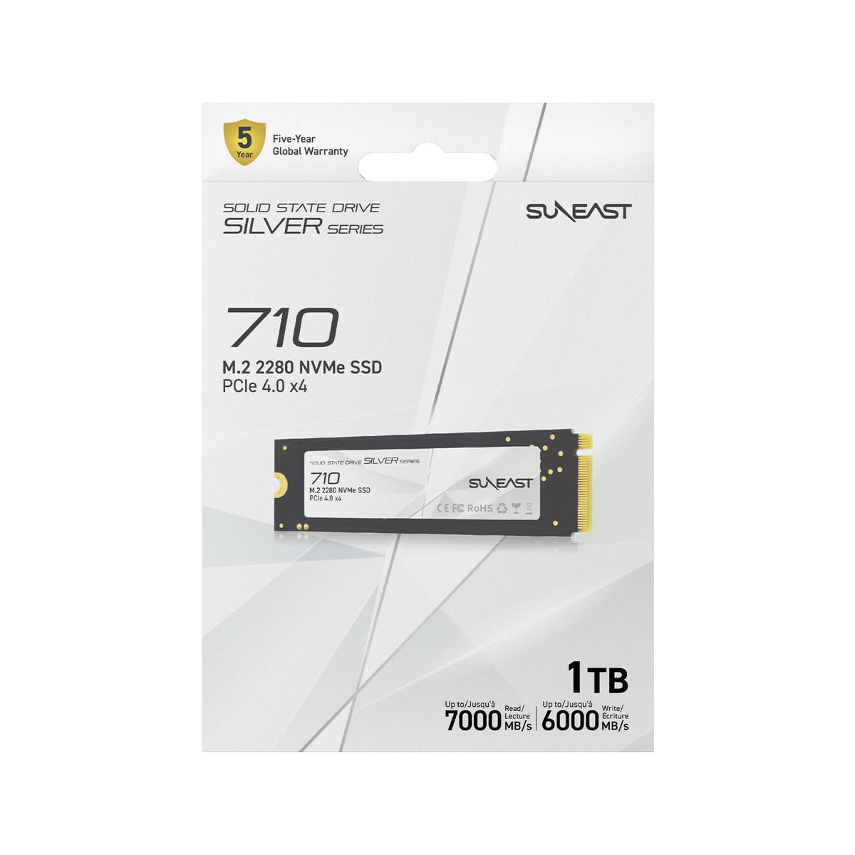 1TB M.2 2280 PCIe4.0 NVMe Internal SSD C833269
