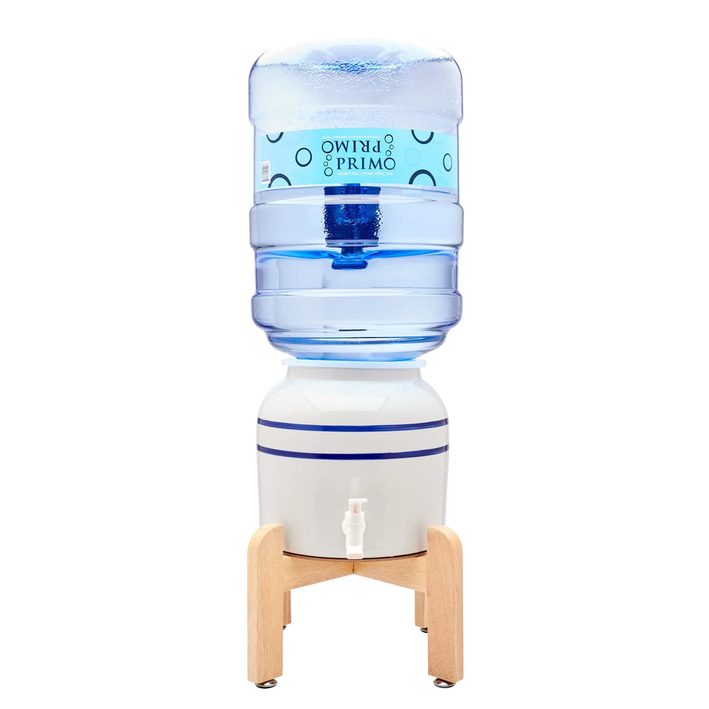 Ceramic Countertop Water Jug Dispenser with Stand V9540