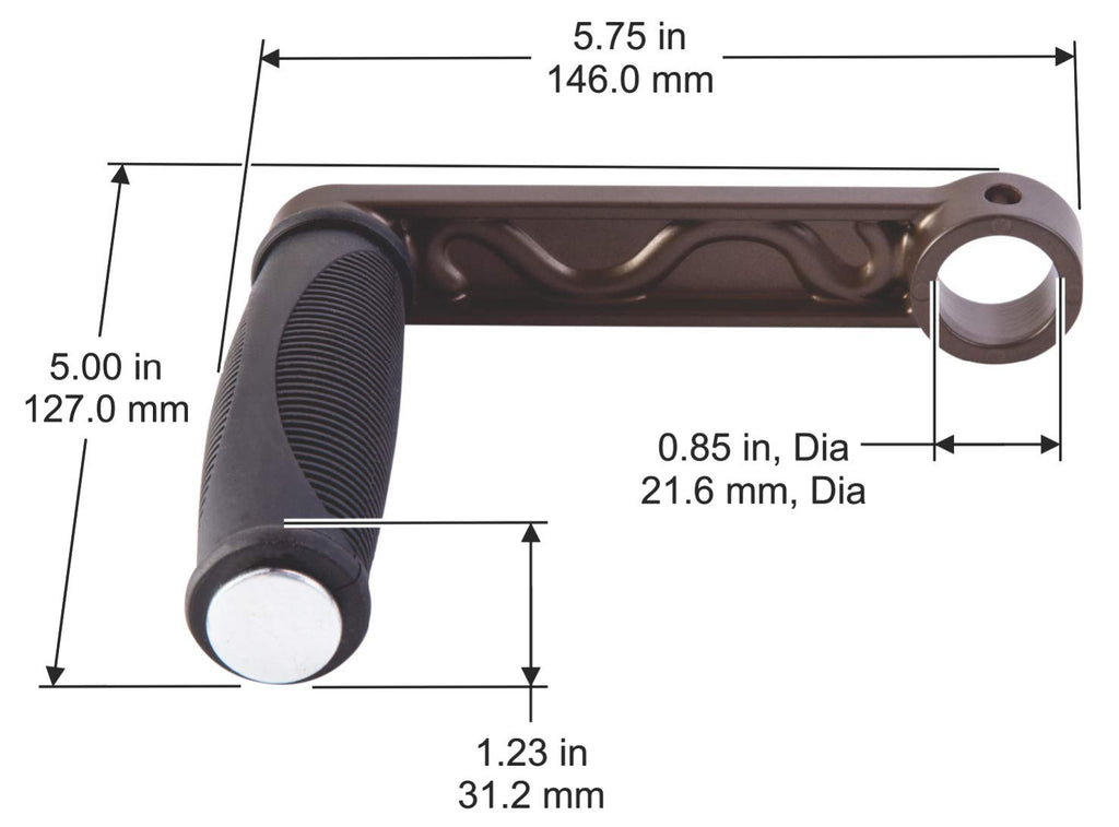 Replacement Crank Arm for Wall Mounted Hose Reel U750832
