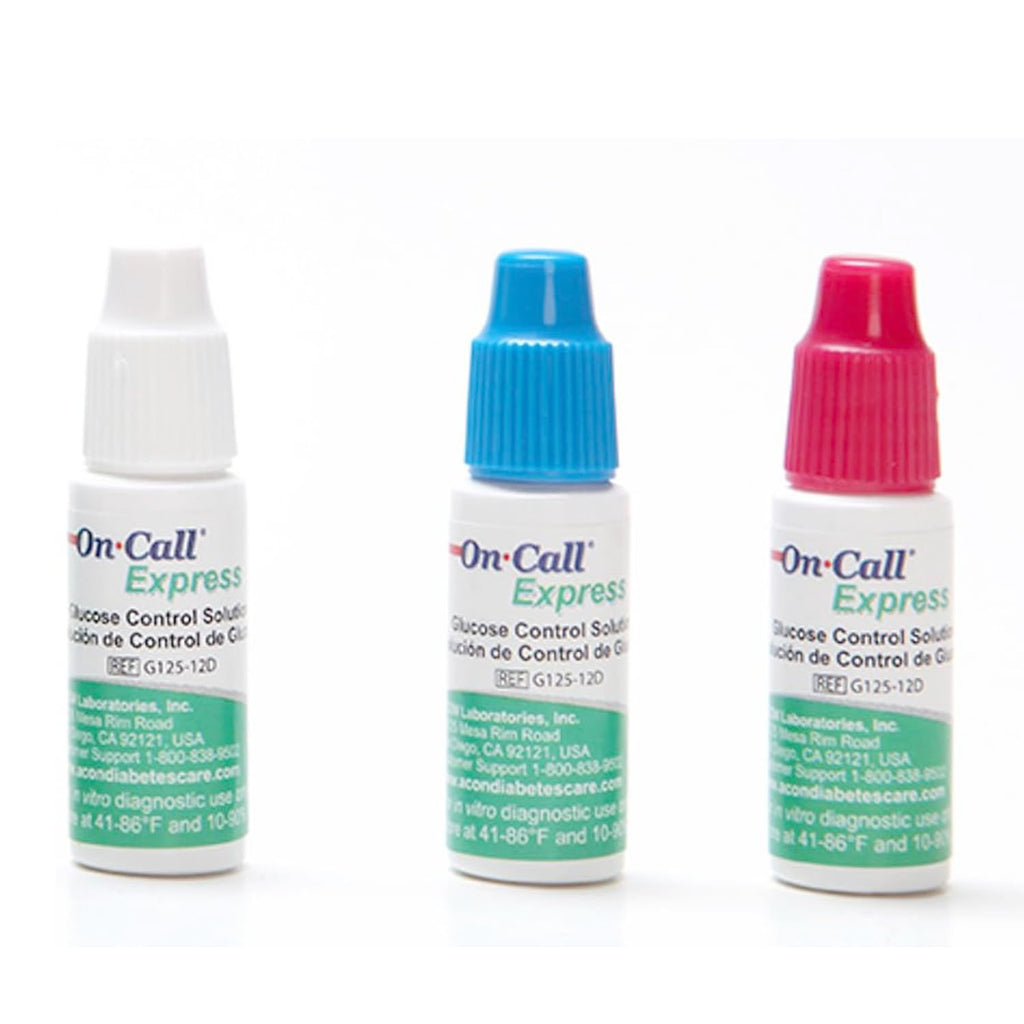 Glucose Control Solution Kit Level 0, 1 & 2, 3-Pack 2mL Bottles Z50705