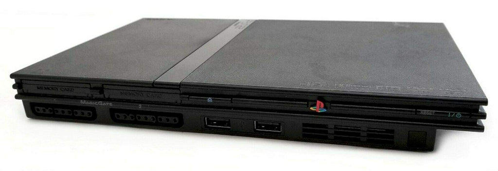 PS2 Slim Gaming Console with 2 Wireless Controllers F1214