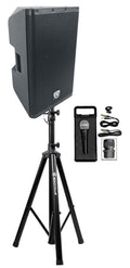 12" Powered DJ PA Speaker with Stand Q4411