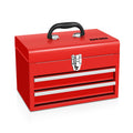 14 Inch Steel Portable Tool Box 2 Drawer W3013