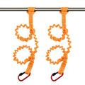 Stretchable Kayak Paddle Leash with Locking Carabiner P42502
