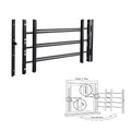 Black Adjustable Tubular Steel Window Security Bars B547