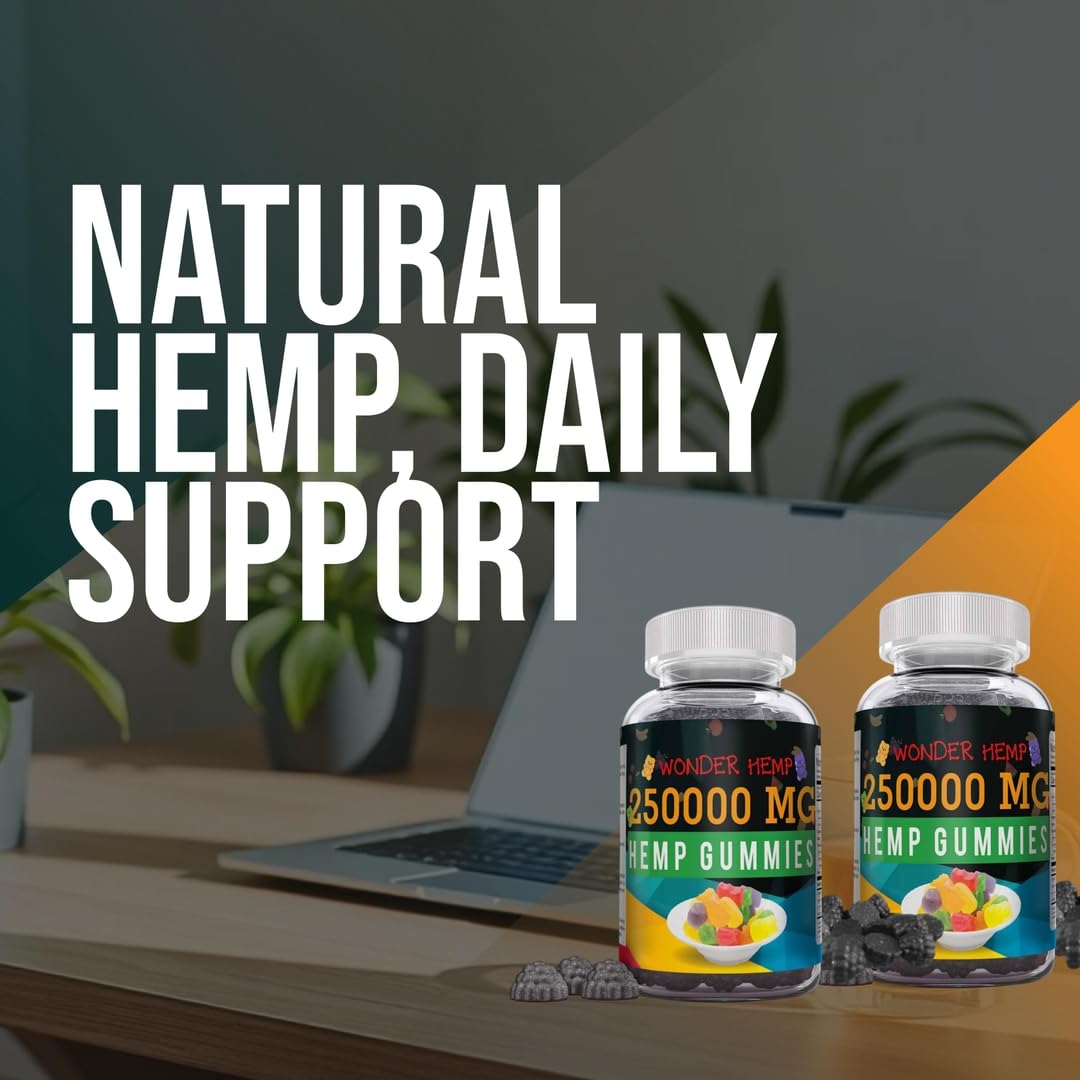 Hemp Gummies Supplement with Hemp Oil Extract U9556