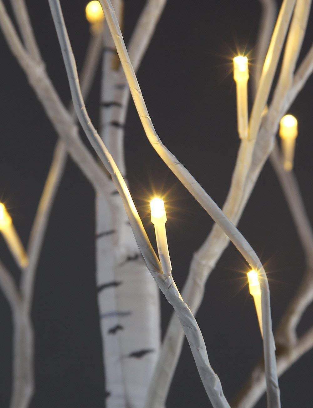 LED Birch Tree Light Set 4ft 6ft 8ft Warm White 3-Pack R155687