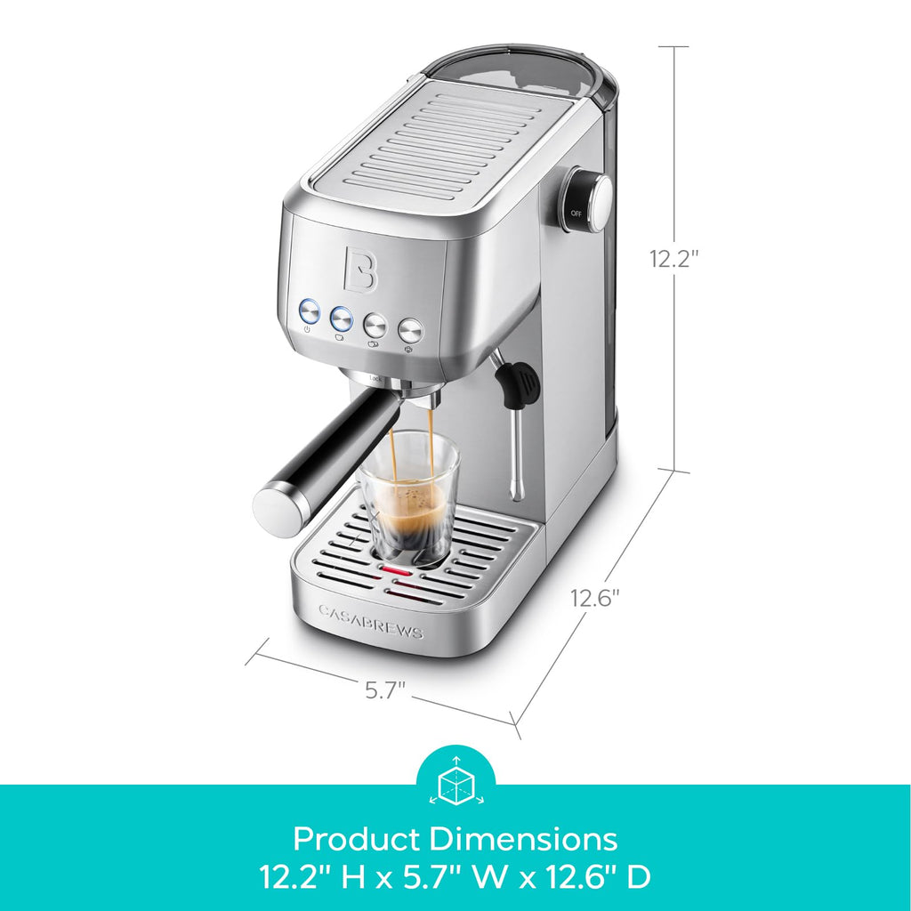 Stainless Steel Espresso Machine with Steam Wand I703008