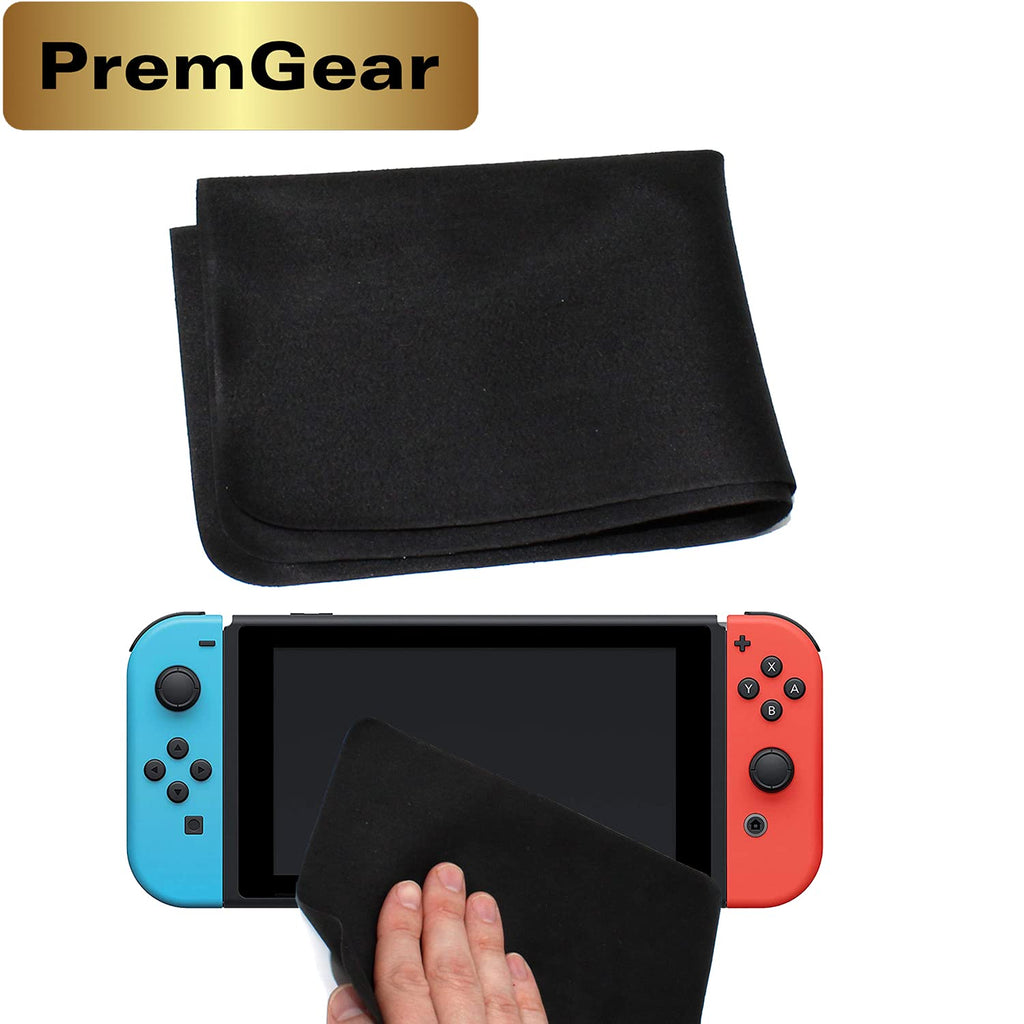 New Super Mario Bros. U Deluxe for Nintendo Switch with Thumb Grips, Game Card Holder & Cleaning Cloth D24724