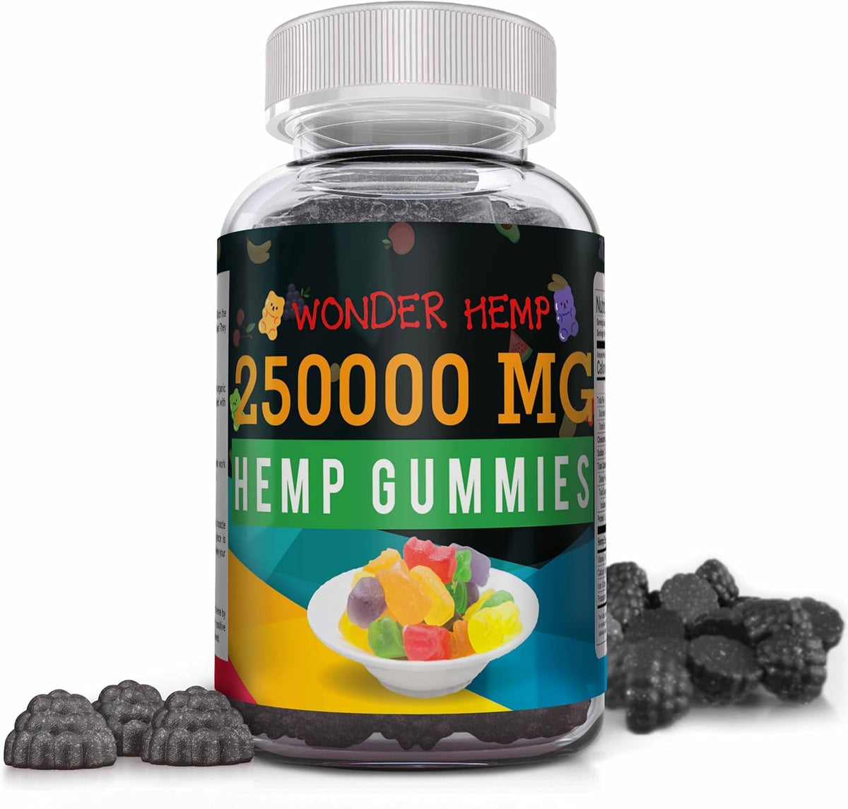 Hemp Gummies Supplement with Hemp Oil Extract U9556