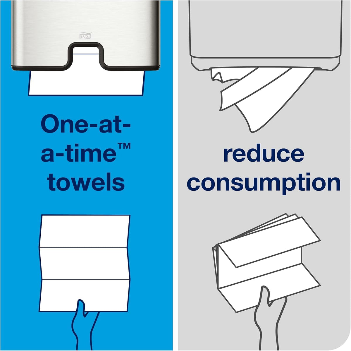 Black Multifold Hand Towel Dispenser with Multifold Hand Towel X59308