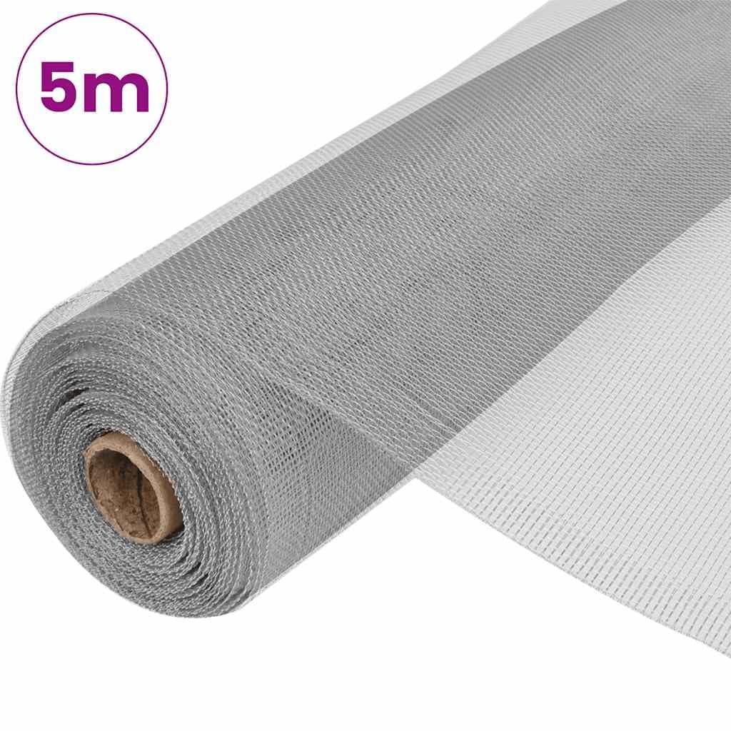 Aluminum Mesh Screen 39.4"x196.9" Silver I452