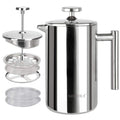 French Press Coffee Maker 304 Grade Stainless Steel Insulated 17oz Q20327