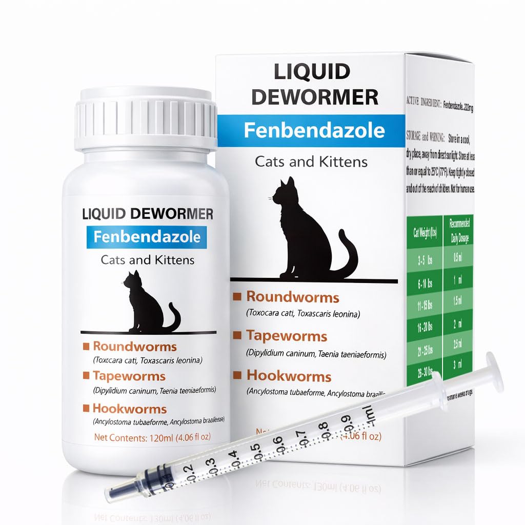 Liquid Dewormer for Cats & Kittens 4.06 oz W8497
