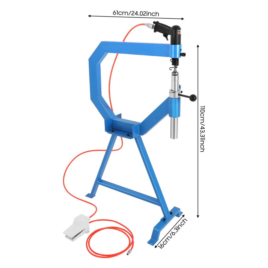 Pneumatic Planishing Hammer with Stand & Foot Pedal A661