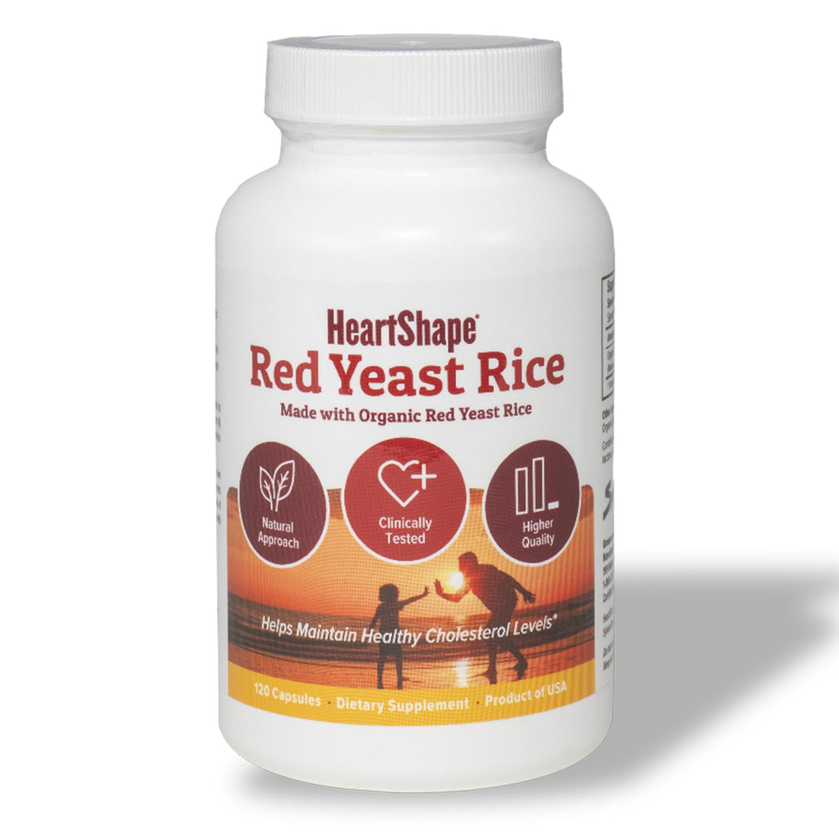 Red Yeast Rice Supplement 1,200 mg Organic Non-GMO 120 Capsules P5432