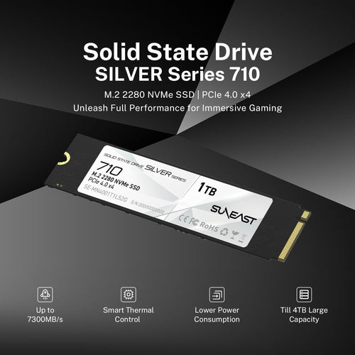 1TB M.2 2280 PCIe4.0 NVMe Internal SSD C833269