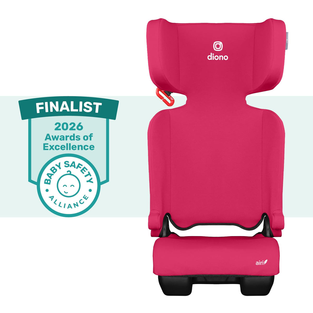 Pink Foldable High Back Booster Seat I393
