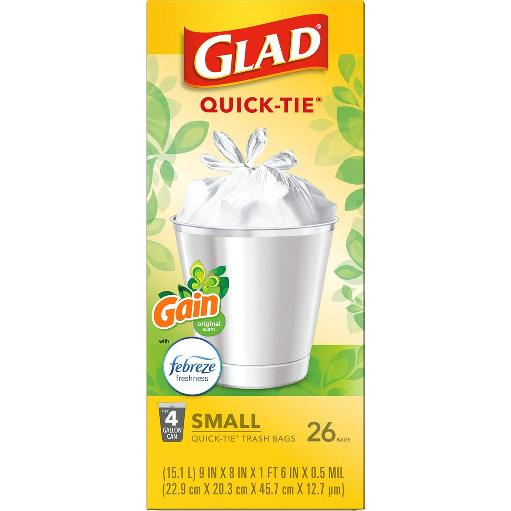4 Gal 26 Count Trash Bags Pack of 6 G1720