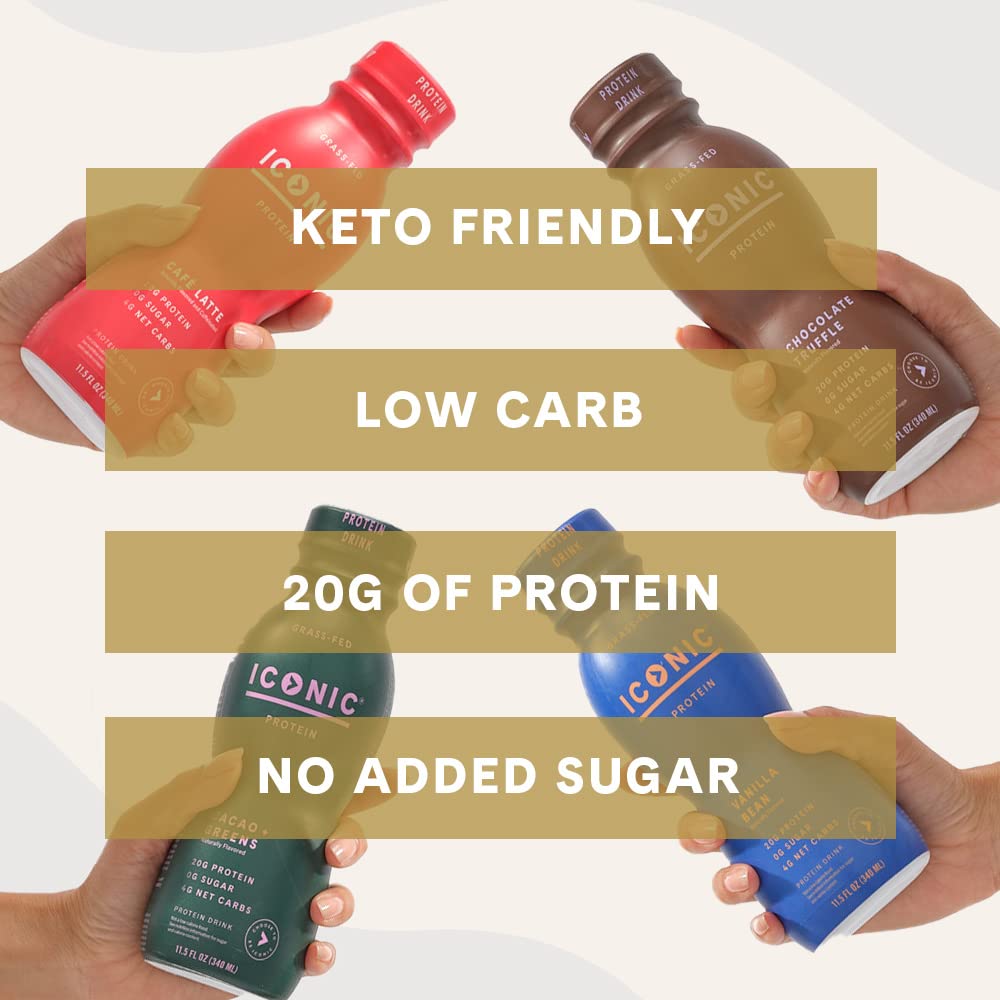 Sugar Free Low Carb Protein Coffee Drinks 12 Pack I254935