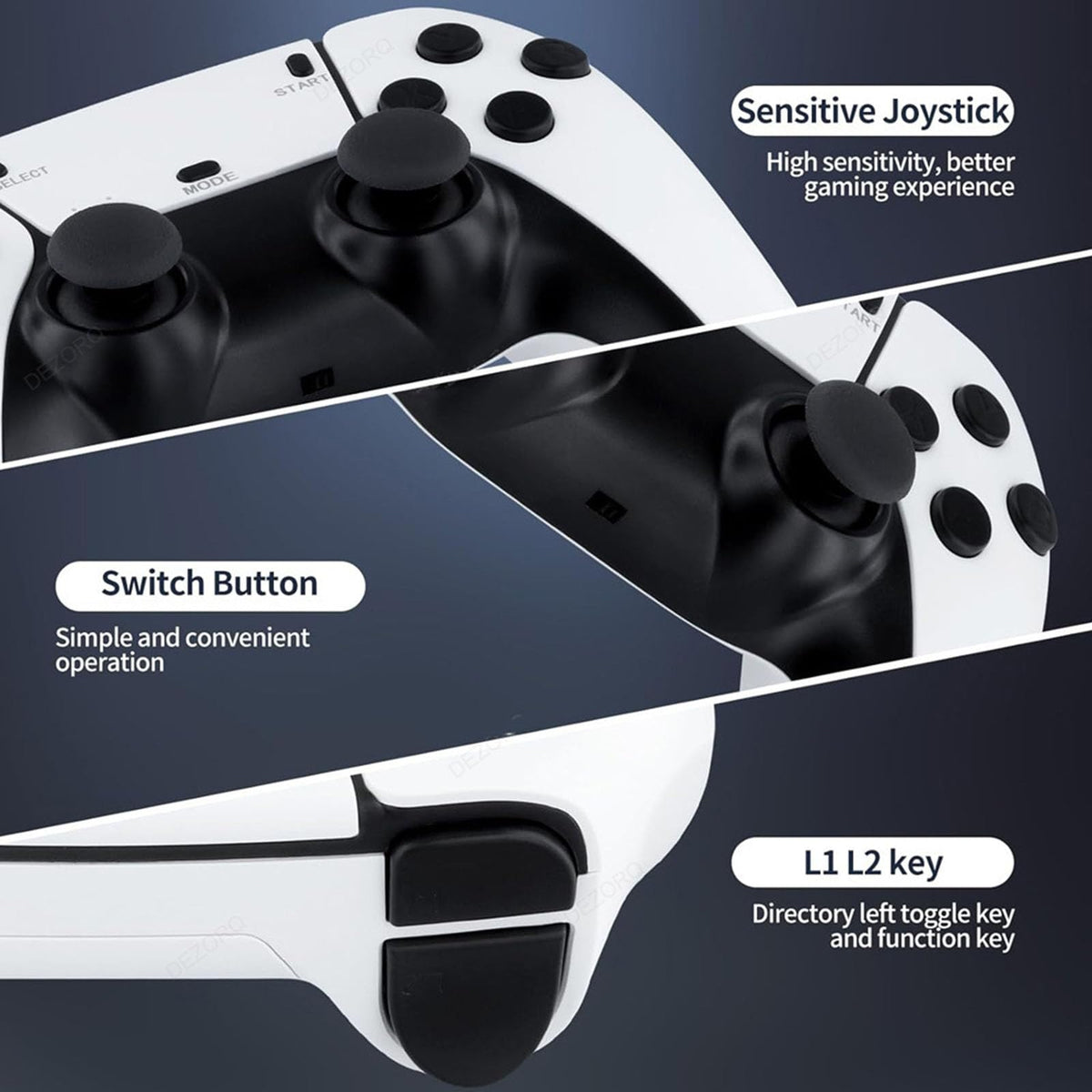 Wireless Retro Game Stick with 20000+ Classic Games, 4K HDMI, Dual 2.4G Controllers, 128GB Y60646