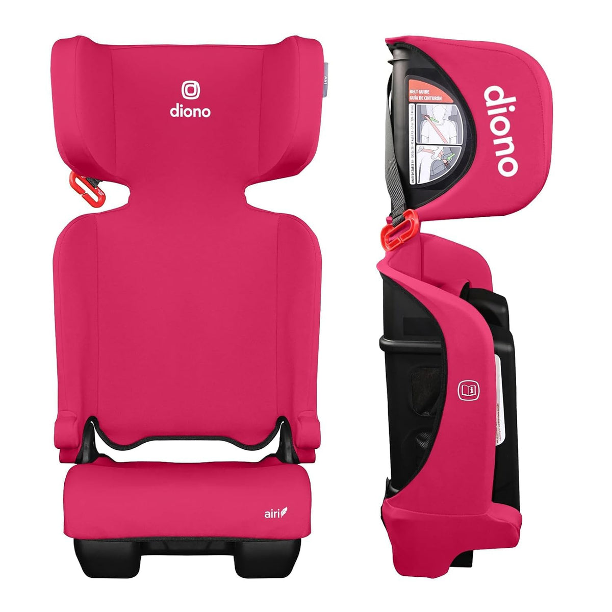Pink Foldable High Back Booster Seat I393