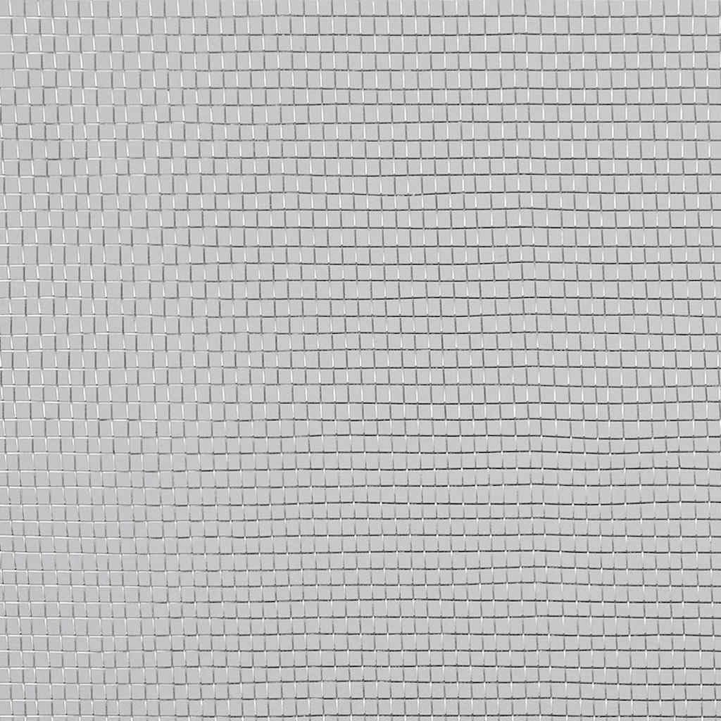 Aluminum Mesh Screen 39.4"x196.9" Silver I452