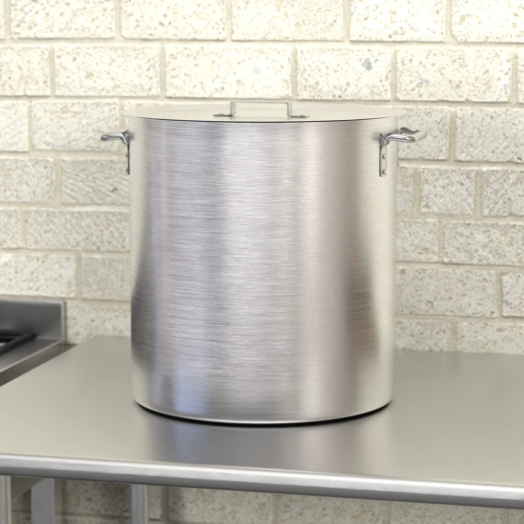 60 Qt. Aluminum Stock Pot with Lid D6386