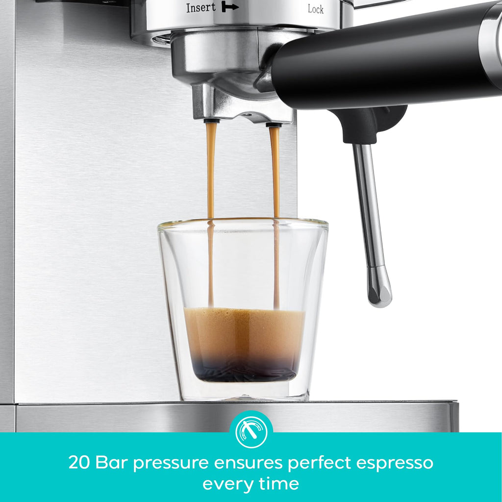 Stainless Steel Espresso Machine with Steam Wand I703008