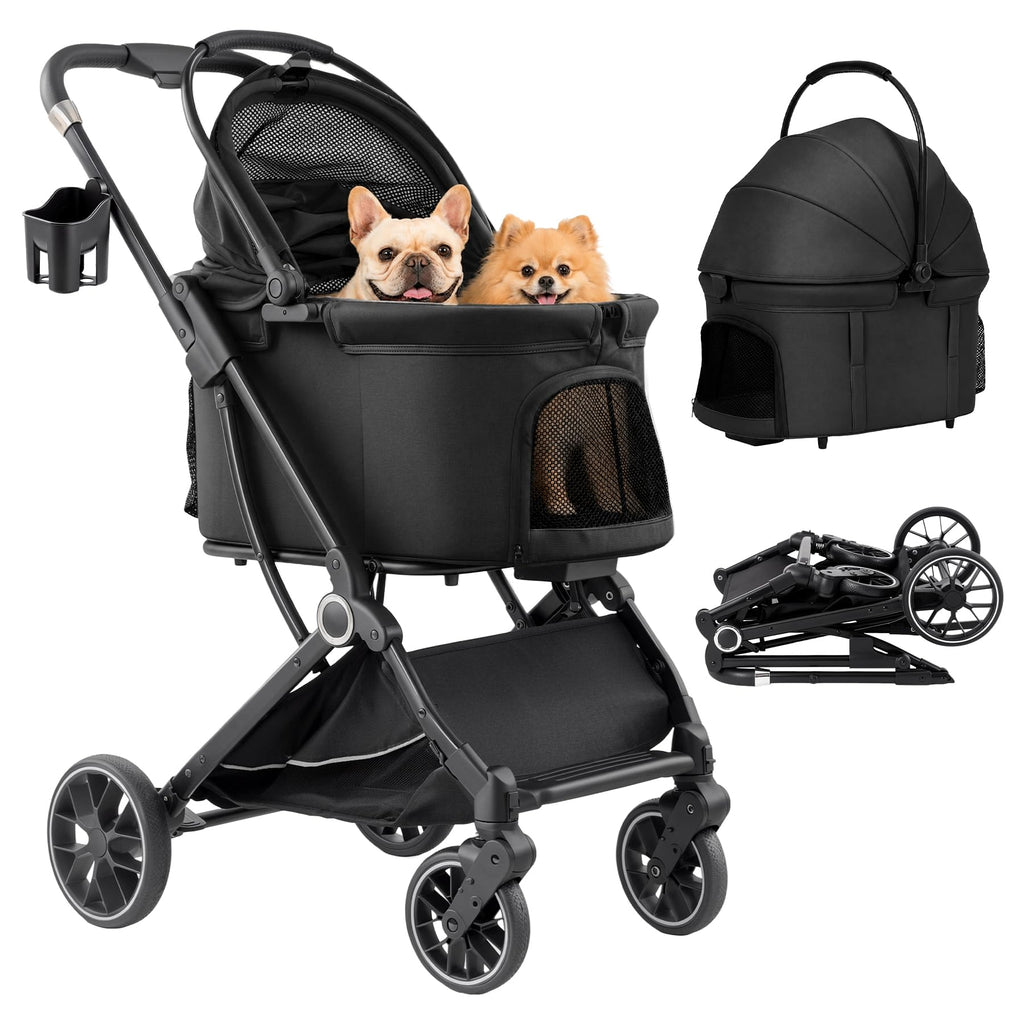 3-in-1 Pet Stroller Black Q6062