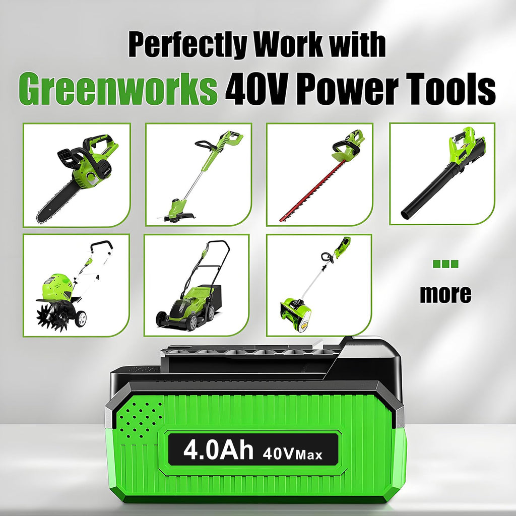 40V 4.0Ah Replacement Battery Y19879