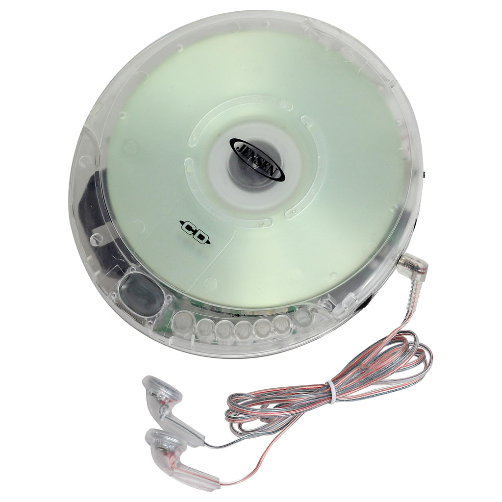 Portable CD Player Transparent Clear O172
