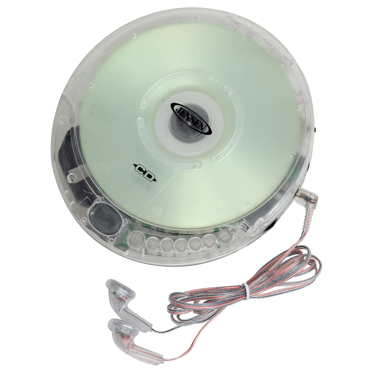 Portable CD Player Transparent Clear O172