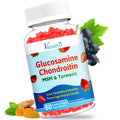 Glucosamine Chondroitin Gummies with Turmeric & MSM, 60 Gummies U332