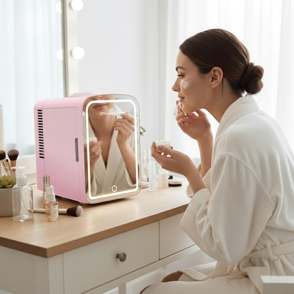 Pink 6.5L Mini Personal Fridge Cooler R7152