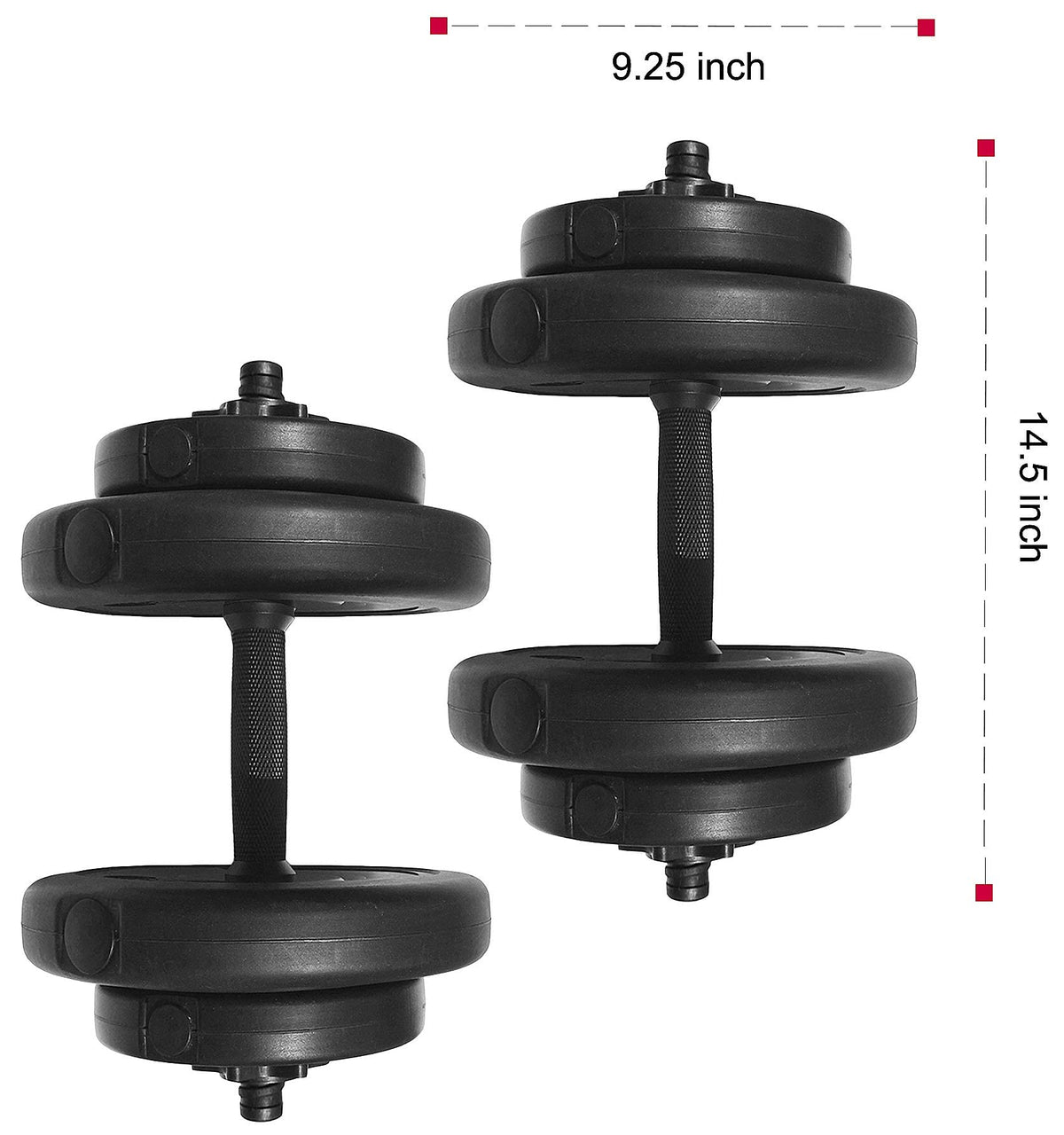 Cast Iron Adjustable Dumbbell Weight Set S5259