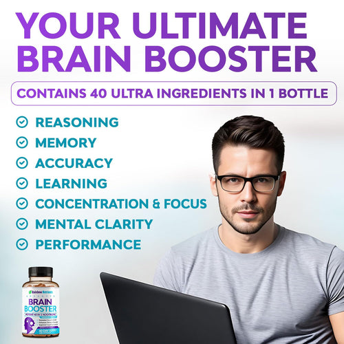 120 V Capsules Brain Support Supplement with DMAE O73377