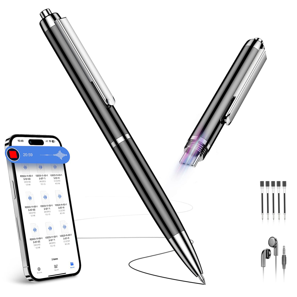 Voice Recorder with USB Type-C Playback O21688