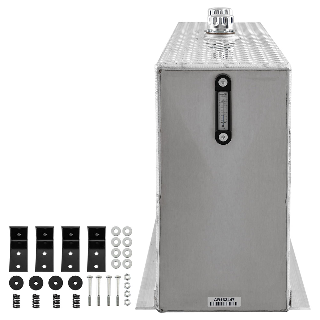 50 Gallon Upright Aluminum Hydraulic Reservoir Tank A842