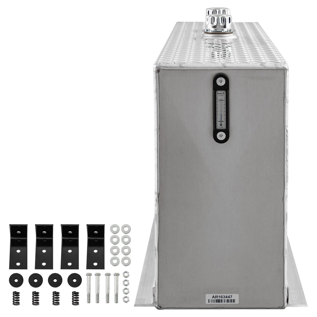 50 Gallon Upright Aluminum Hydraulic Reservoir Tank A842