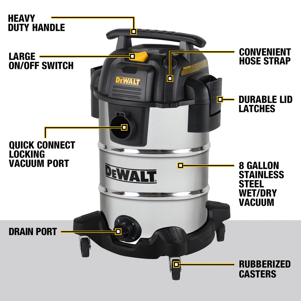 8 Gallon Wet and Dry Shop Vacuum with Blower P506382