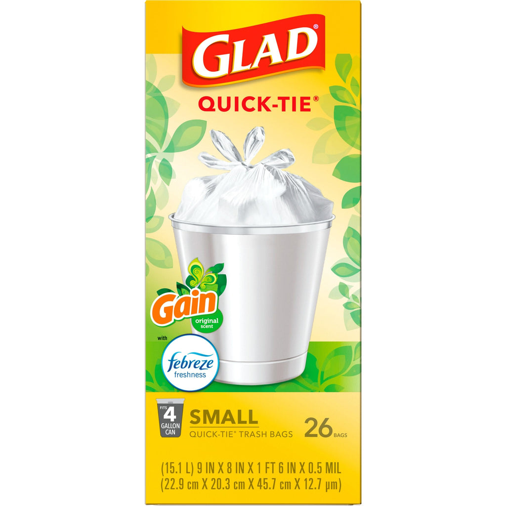 4 Gal 26 Count Trash Bags Pack of 6 G1720